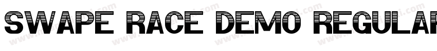 Swape Race Demo regular字体转换